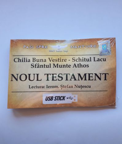 Noul Testament. Chilia Buna Vestire - Schitul Lacu, Sfantul Munte Athos. (STICK USB Audio)