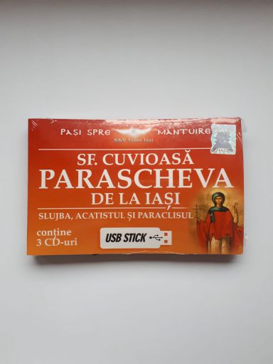 Sf. Cuvioasa Parascheva de la Iasi. Slujba, Acatistul si Paraclisul. (STICK USB Audio)