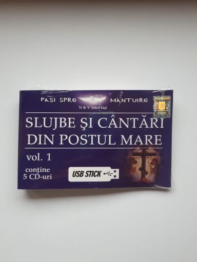 Slujbe si cantari din Postul Mare. Vol. 1, (STICK USB Audio)