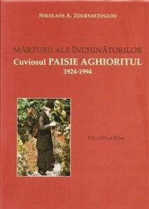 Cuviosul Paisie Aghioritul - Marturii ale inchinatorilor - vol. II