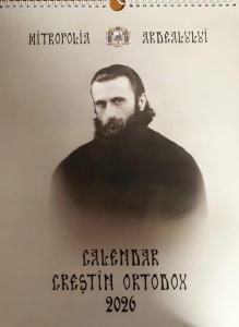 Calendar Crestin Ortodox 2026, de perete cu spirală