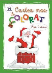 Cartea mea de colorat cu Mos Craciun