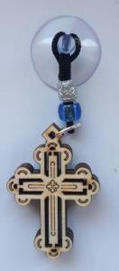 Cruciulita - ornament auto cu ventuza