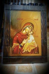 × Icoana Maicii Domnului cu Pruncul Iisus Hristos A4