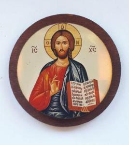 Iconita Domnul Iisus Hristos, auto dublu adeziv