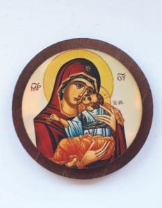 Iconita Maica Domnului, auto dublu adeziv
