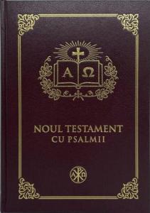 Noul Testament cu Psalmii (format mare - A4, grena-auriu 21/32cm)