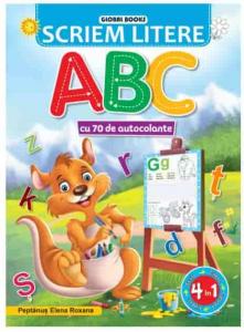 Scriem Litere ABC, cu 70 de autocolante