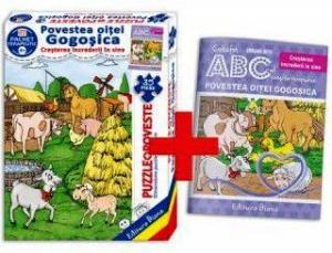 Povestea oiței Gogoșica (cutie cu Poveste terapeutică + Set Puzzle)(copii minim 4 ani)